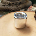 Handmade Ceramic Candle Holder - Gold/Silver