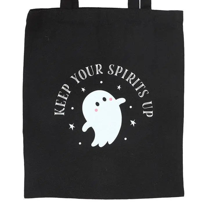 Keep Your Spirits Up Halloween Ghost Tote Bag