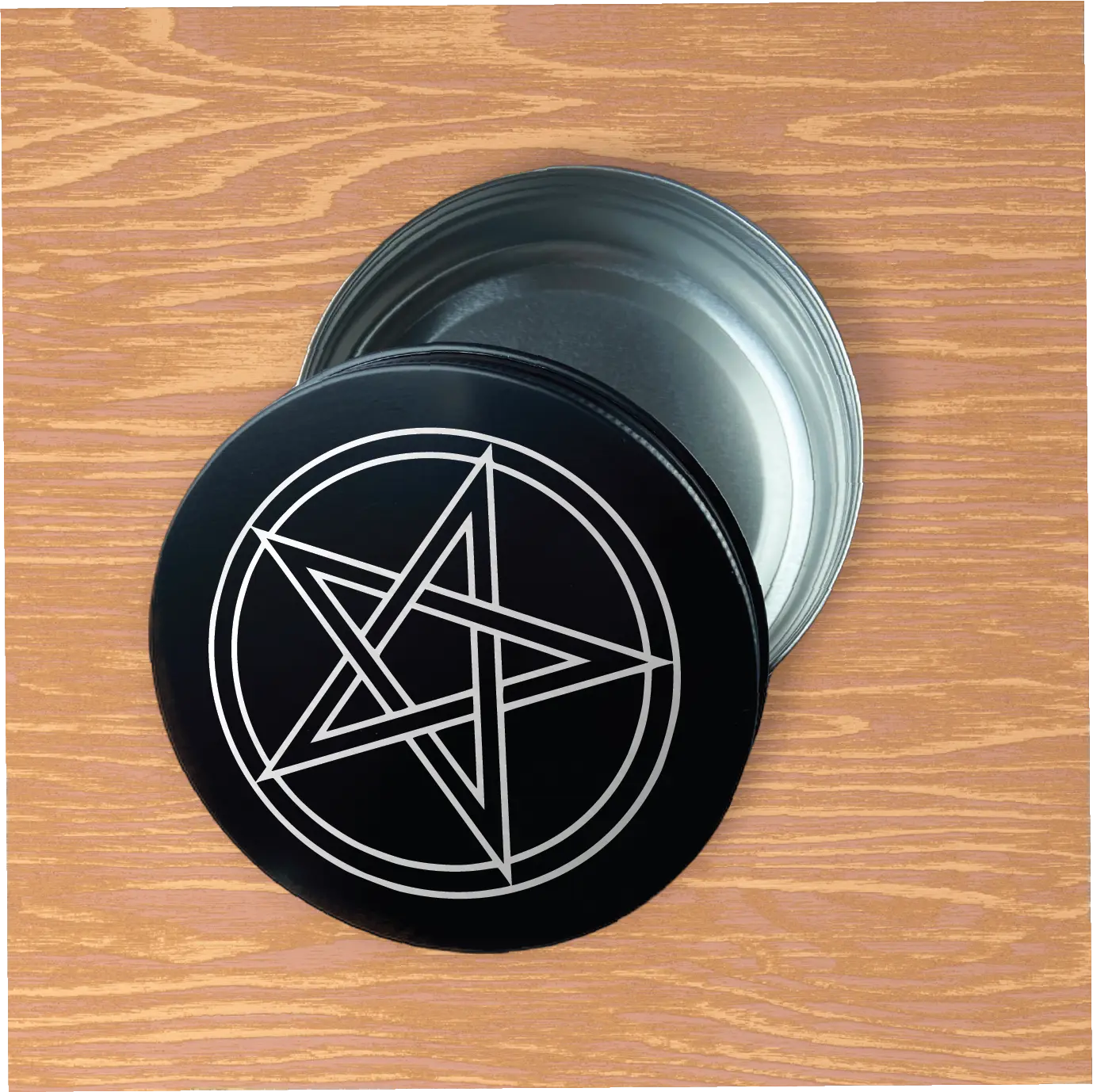 Pentagram herb stash/storage container