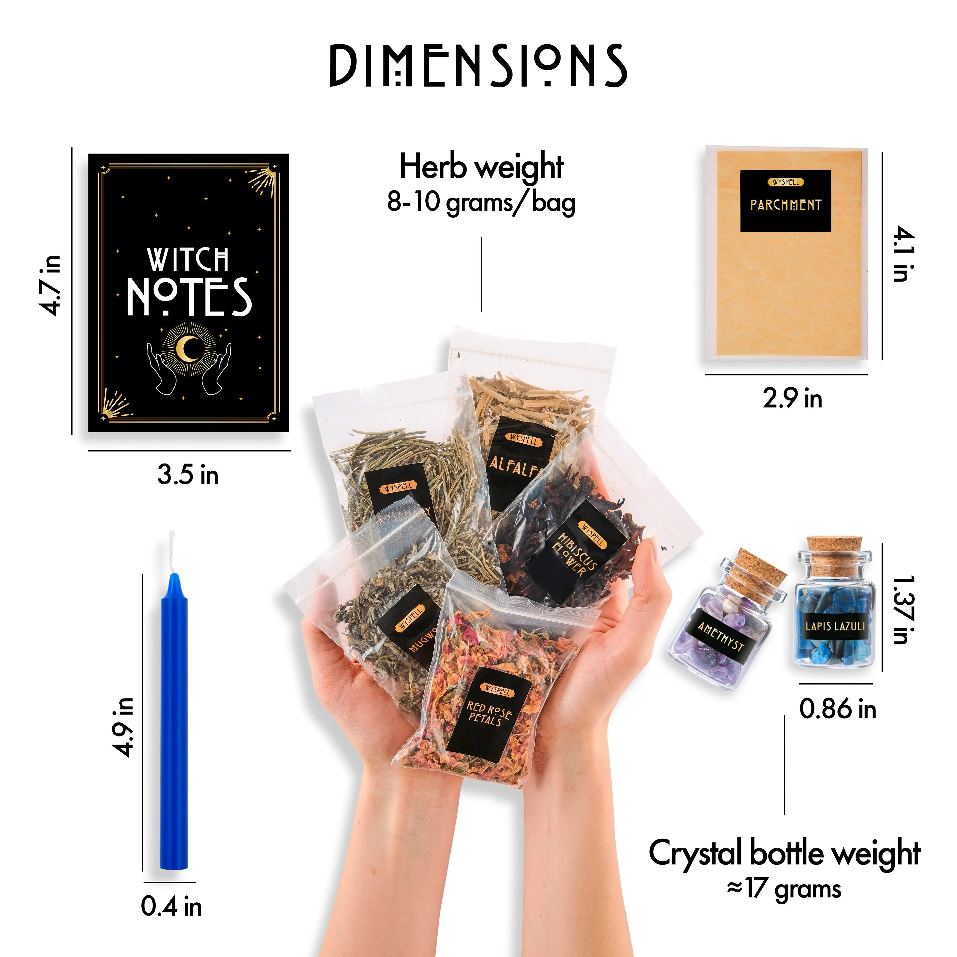 54 PCS Witchcraft Kit